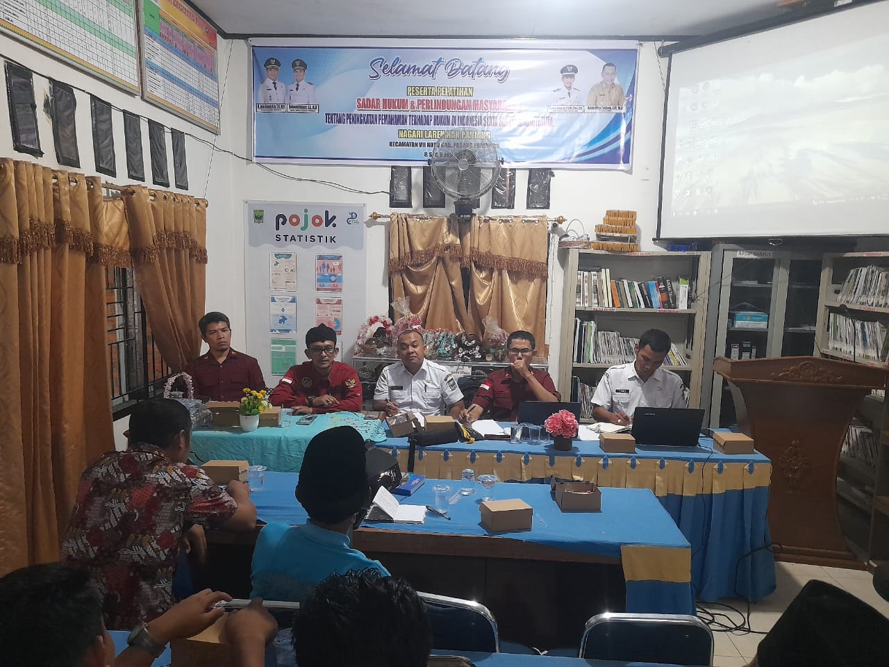 Masyarakat Nagari Lareh Nan Panjang Ikuti Pelatihan Sadar Hukum dan Perlindungan Masyarakat Selama Dua Hari