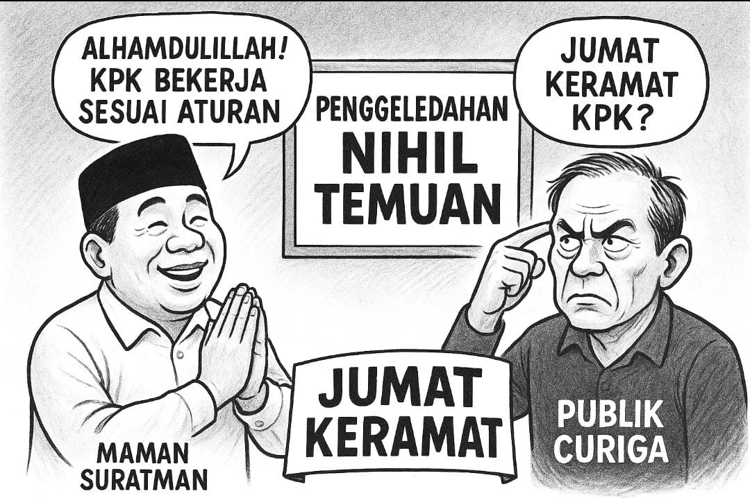 Pontianak”,  Maman Suratman Bersyukur KPK Tak Temukan Bukti, Publik Doakan 3 Oktober Jadi “Jumat Keramat”