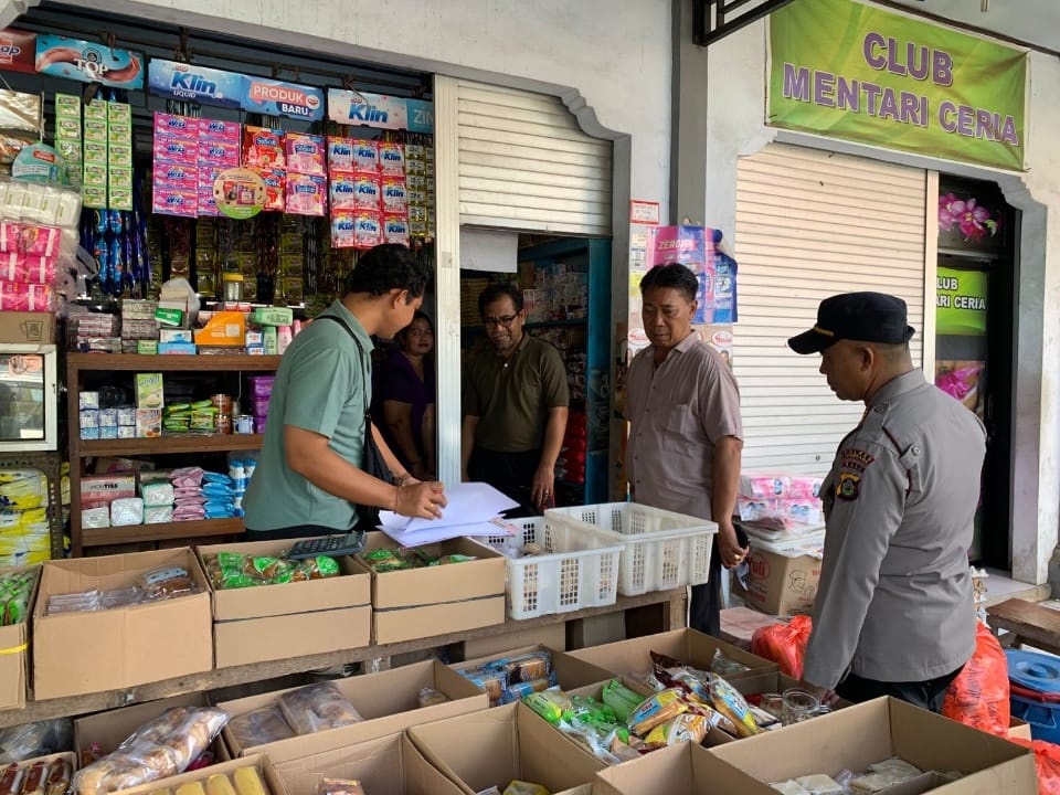 Polres Jembrana Bersama Disperindag Cek Harga Beras, Pastikan Sesuai Harga Eceran Tertinggi (HET)