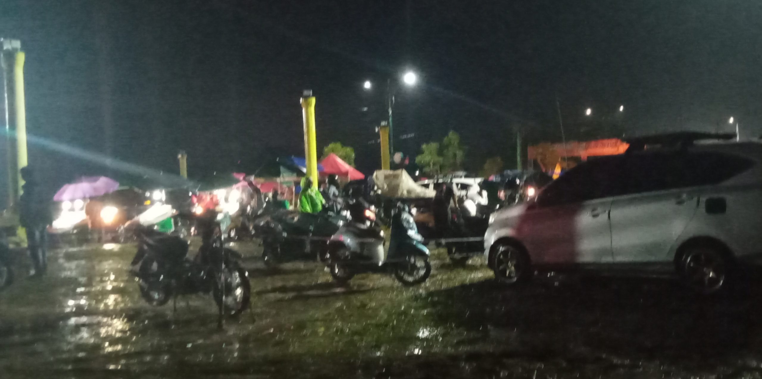 Malam pembukaan HUT ke-60 Kabupaten Bungo Resmi Dibuka oleh Bupati H Dedy Putra, S.H, M.KN di Tengah Hujan Deras