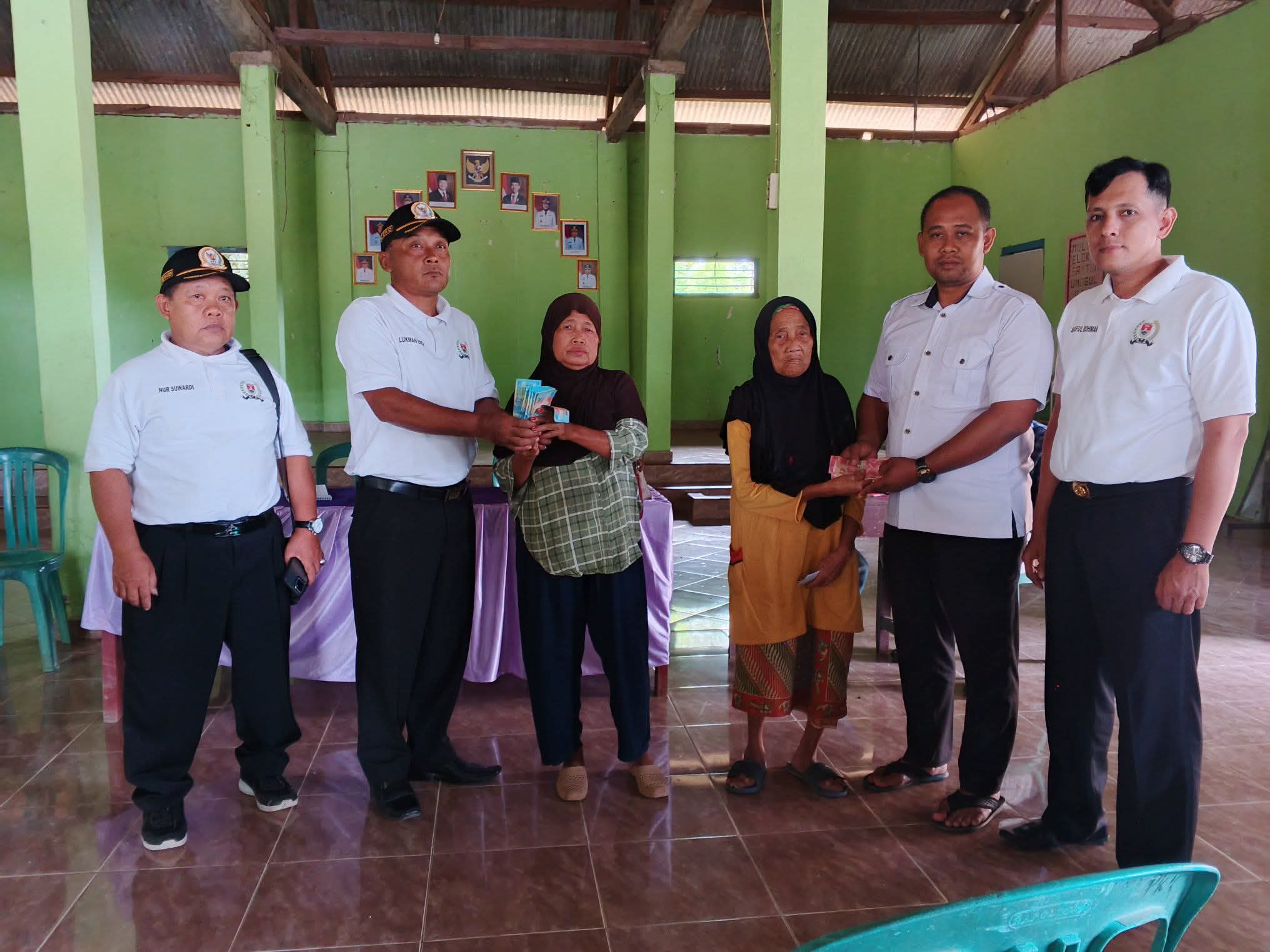 Penyaluran Bantuan Langsung Tunai di Desa Harapan Mukti