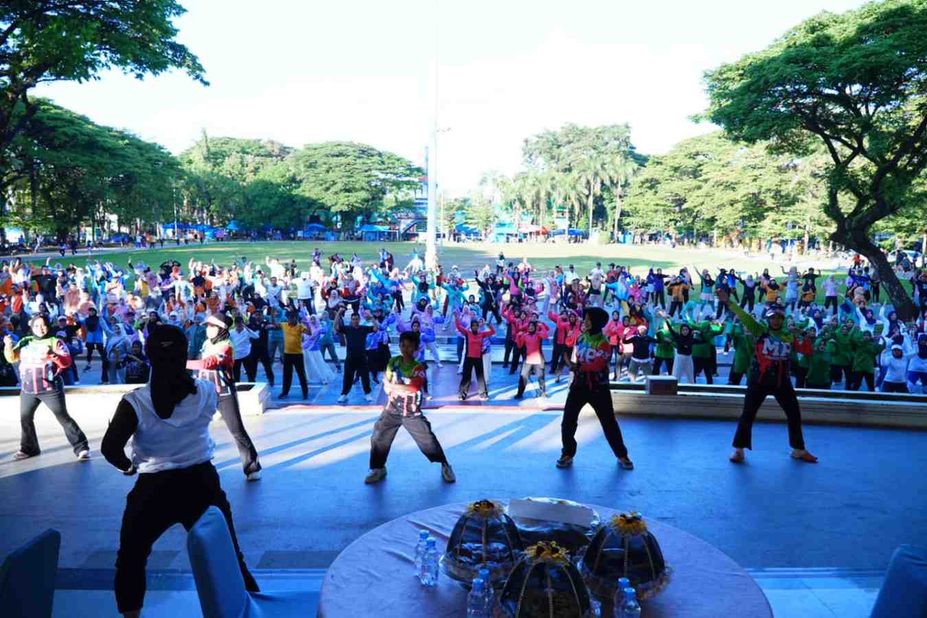 KAPOLRES PANGKEP HADIRI SENAM SEHAT “PANGKEP HEBAT” PERINGATI HUT KE-66 KABUPATEN PANGKEP