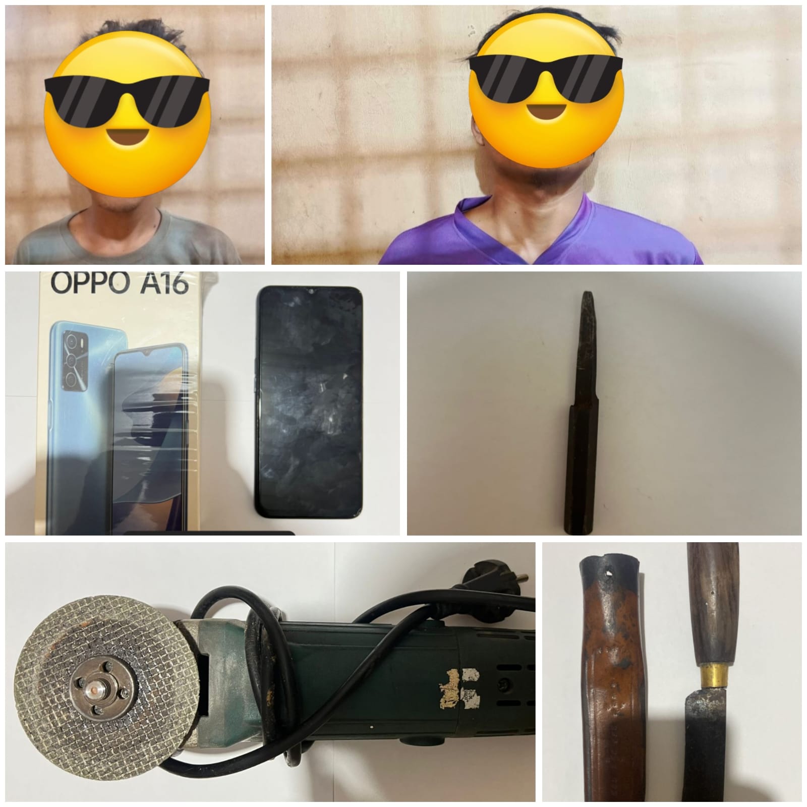 Beraksi Di 5 TKP Tersangka Curas Kembali Ditangkap Unit Reskrim Polsek Simpang Pematang Bersama Tekab 308 Polres Mesuji*