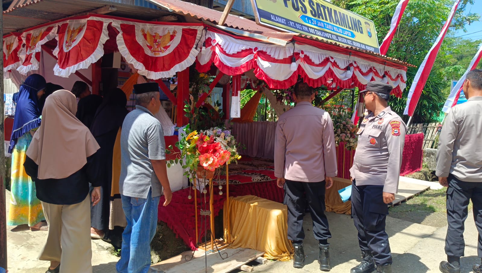 Tim Penilai Polres Pangkep Tinjau Pos Kamling Tanjonge, Dorong Partisipasi Warga Jaga Kamtibmas