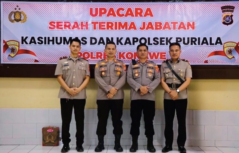 Kapolsek Puriala & Kasi Humas Konawe Diganti, Ini Pejabat Barunya! 