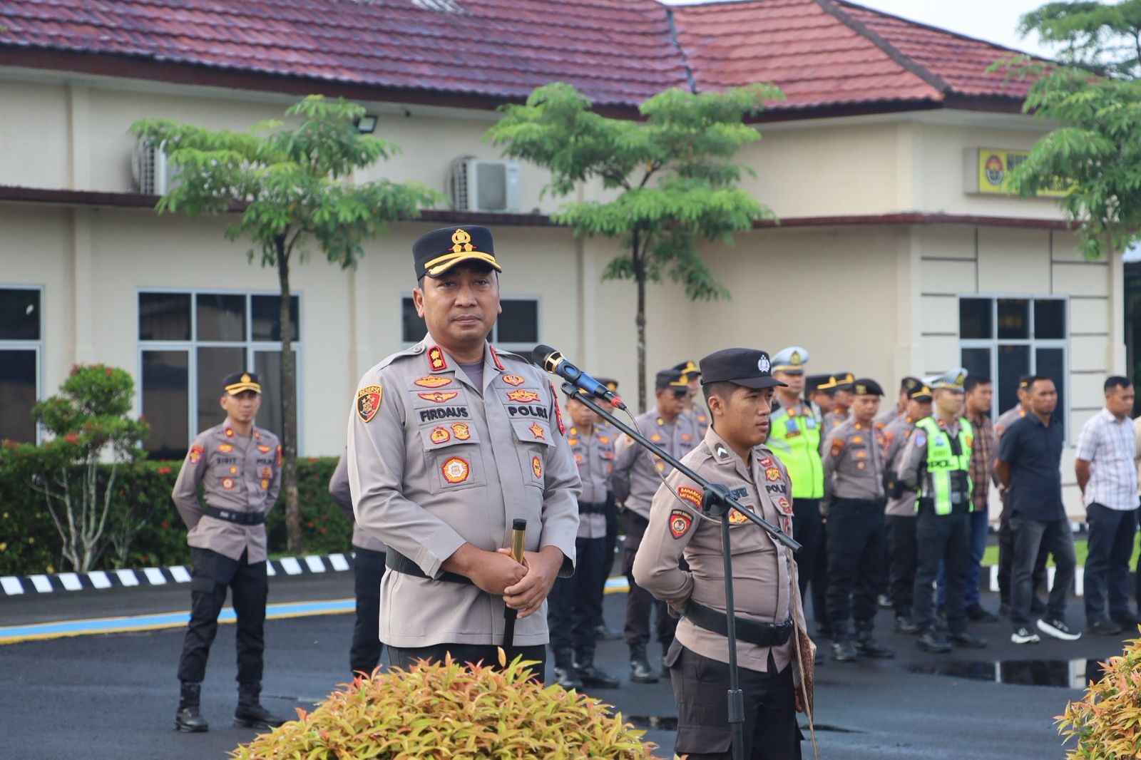 Pimpin Apel Siaga May Day, Kapolres Mesuji Ajak Warga Tetap Jaga Kondusifitas Kamtibmas