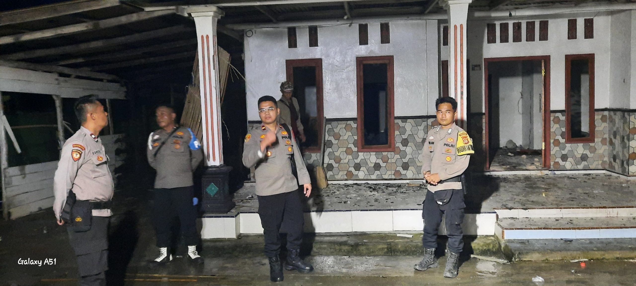 Polsek Mesuji Timur,Amankan Pelaku Merusak fasilitas Pondok Pesantren Nurul Jadid Desa Tanjung Mas Jaya