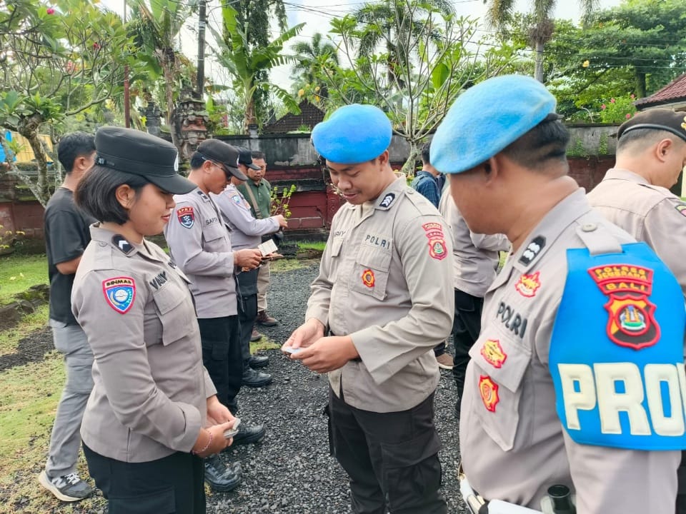 Propam Polres Jembrana Tingkatkan Disiplin dan Profesionalisme Personel melalui Gaktibplin di Polsek Kota Jembrana
