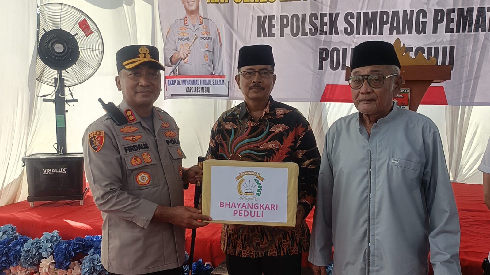 Kunker Kapolres Mesuji , Di Polsek Simpang Pematang