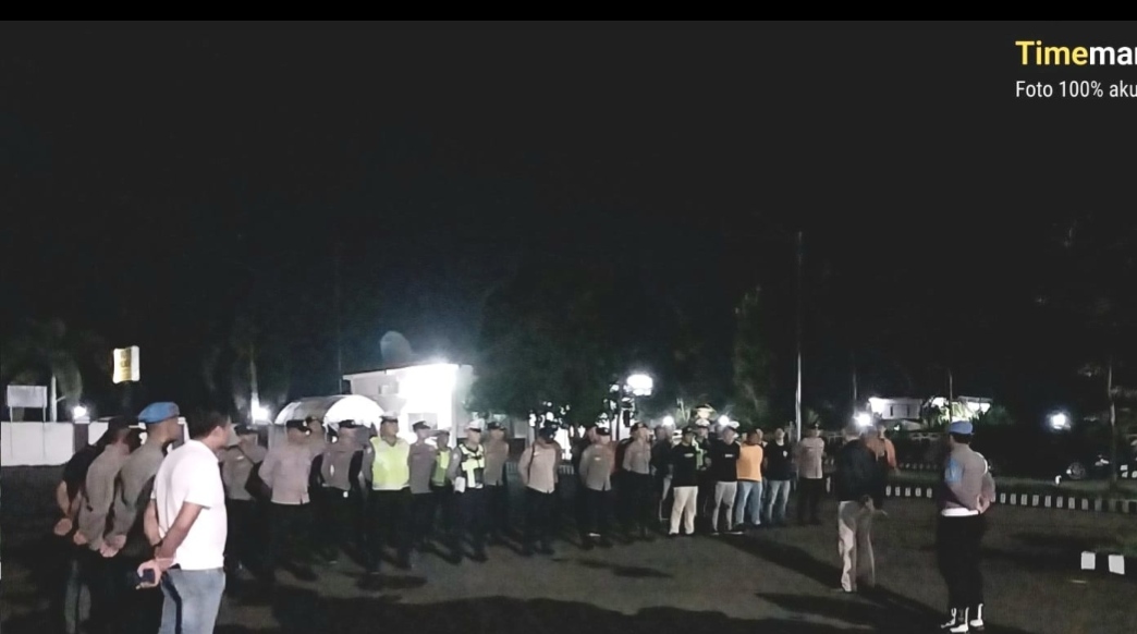 Personil Siaga Kompi I Polres Mesuji Laksanakan Patroli dan KRYD, Jaga Keamanan Wilayah Saat Hari Libur