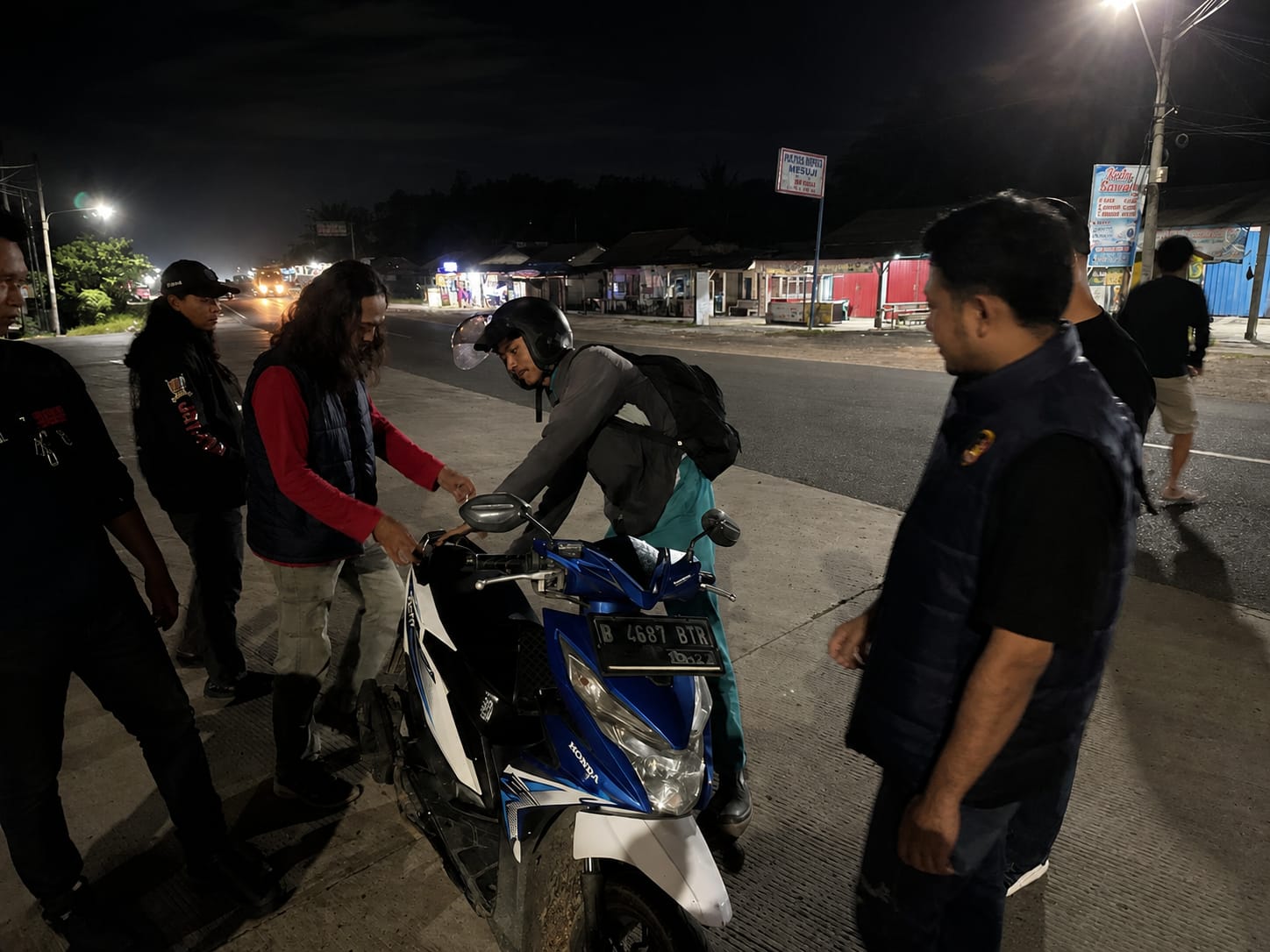 Cegah Kejahatan Jalanan, Tim Tekab 308 Presisi Polres Mesuji Gelar Patroli Hunting di Titik Rawan*