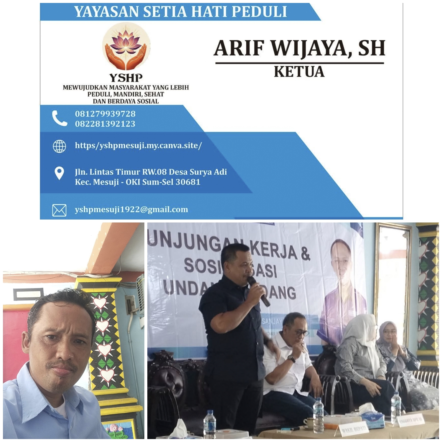 Acara Sosialisasi Pendirian Yayasan di Mesuji OKI