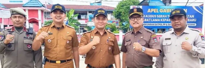 Pindah Jabatan, Kasat Pol PP Padang Pimpin Sertijab Kabid P3D Dan Kabid Tibum.