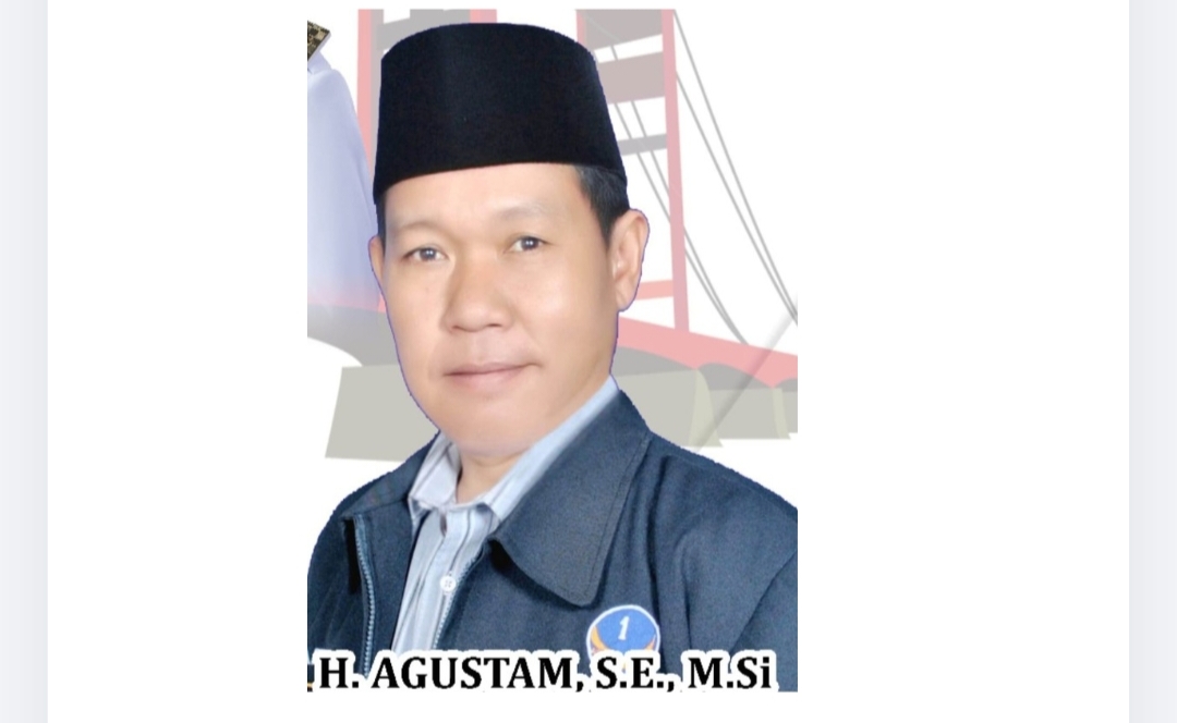 H, Agustam SE, M.Si., Ketua Fraksi Partai NasDem DPRD Oki. Sangat Menyayangkan sikap Sekcam Lempuing jaya.