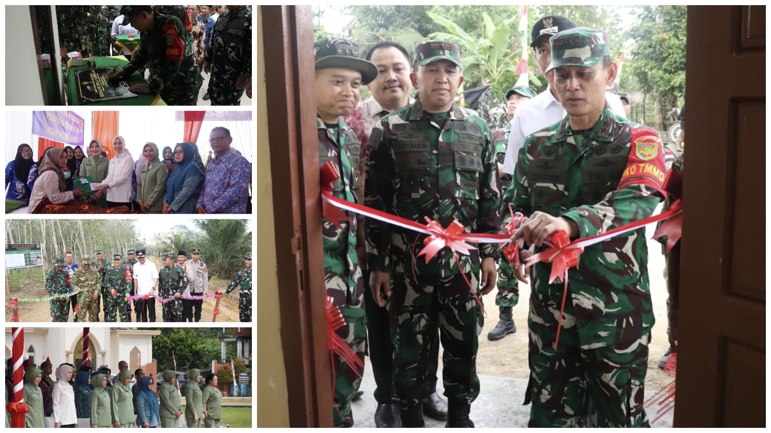 Pangdam II/Sriwijaya Hadiri Penutupan TMMD ke-128 Kodim 0402/OKI di Desa Pematang Sukatani*