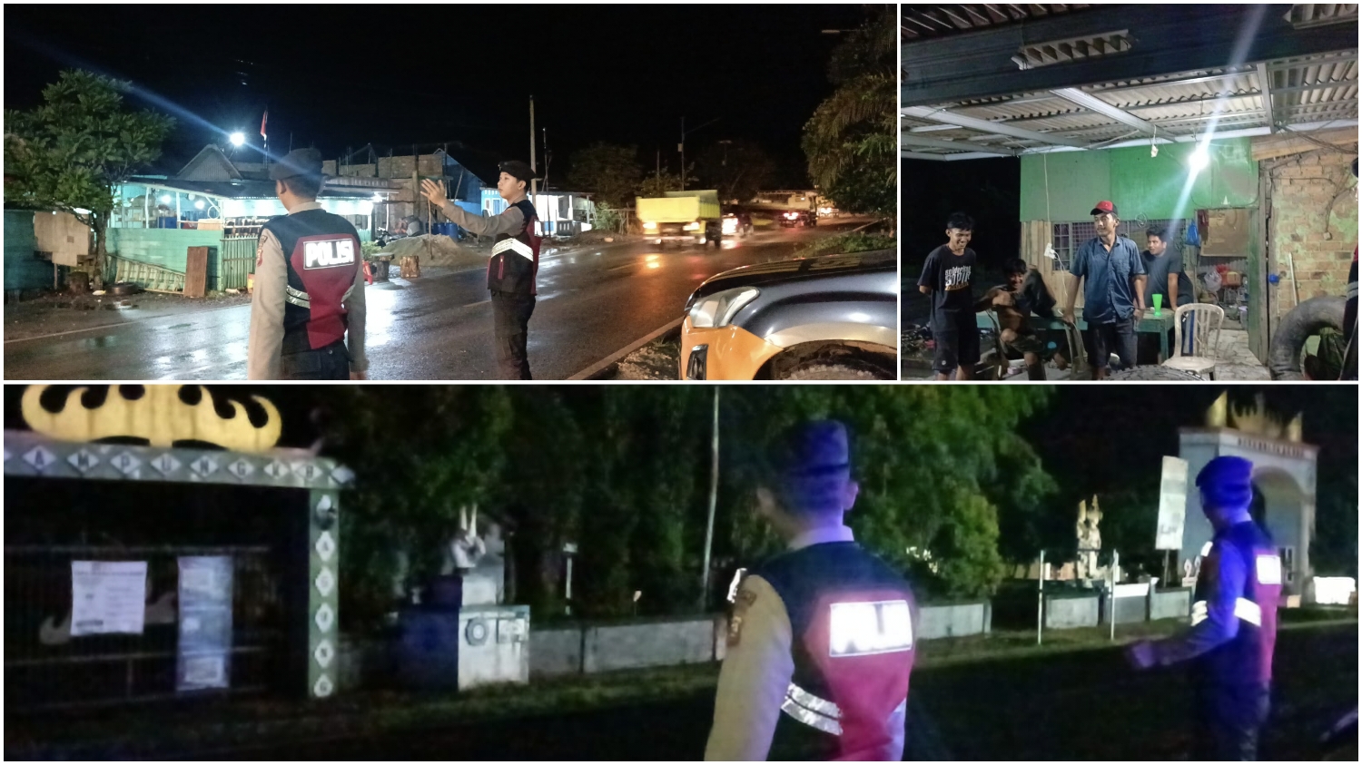 Ciptakan  Kamtibmas Kondusif, Polres Mesuji Polda Lampung Tingkatkan Patroli malam hari