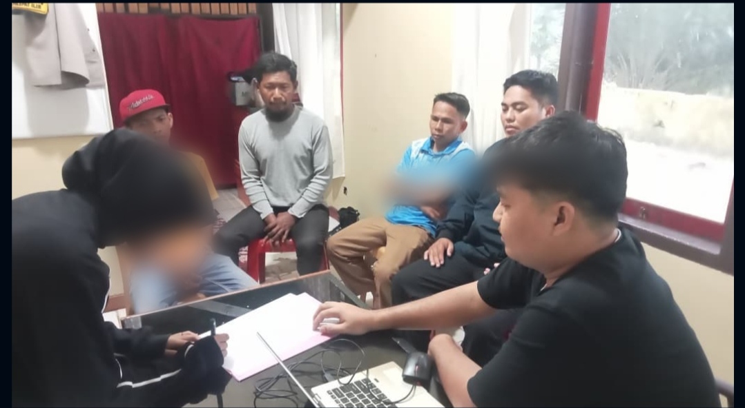 Problem Pelecehan Seksual Diselesaikan Secara Mediasi, Bhabinkamtibmas Pol Pelepat Ilir Dampingi Kedua Belah Pihak