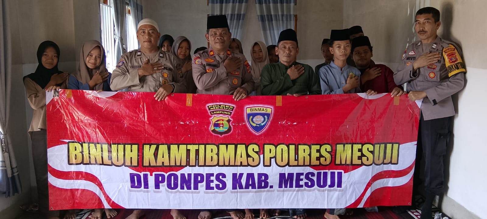 Binmas Polres Mesuji Laksanakan Cooling System, Binluh, Sambang Sekaligus Salurkan Bantuan Ke Ponpes Al-Ikhlas*