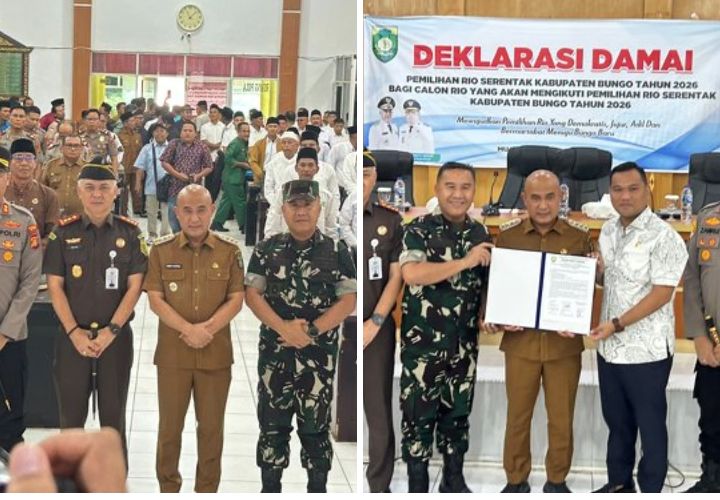 Deklarasi Damai Pil Rio Serentak di kab Bungo