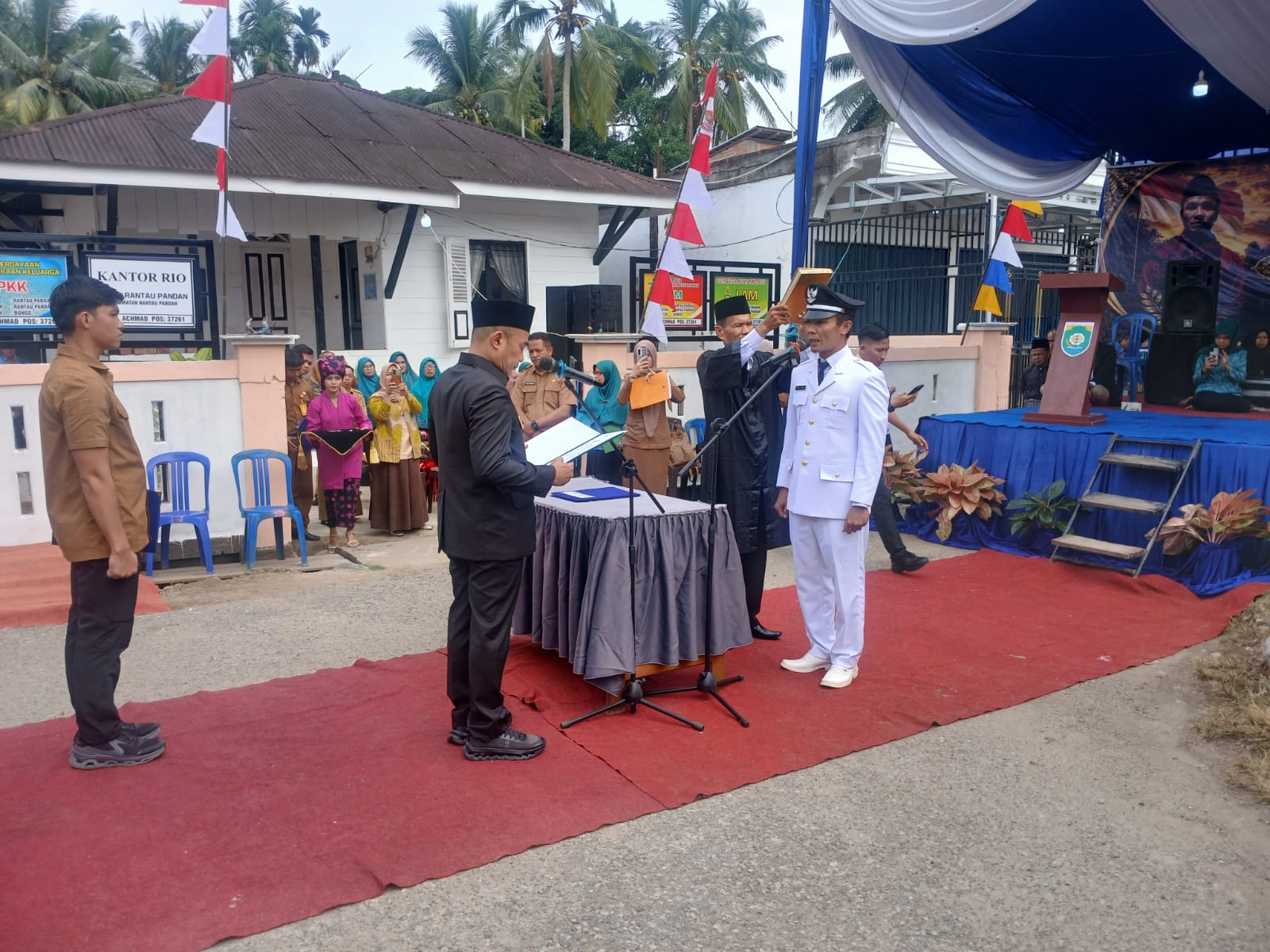Ahmad Saroni Resmi Jabat Rio PAW Rantau Pandan