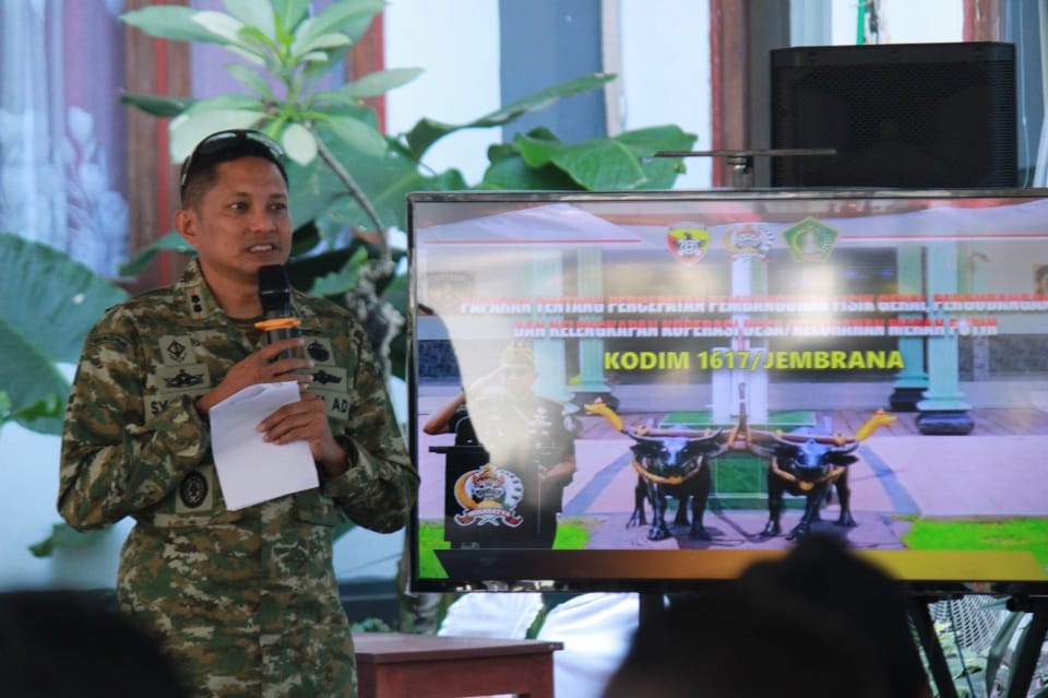Dandim Jembrana Kawal Program ‘Jaga Desa’ dan KDKMP dalam Sinergi Hukum Kejari