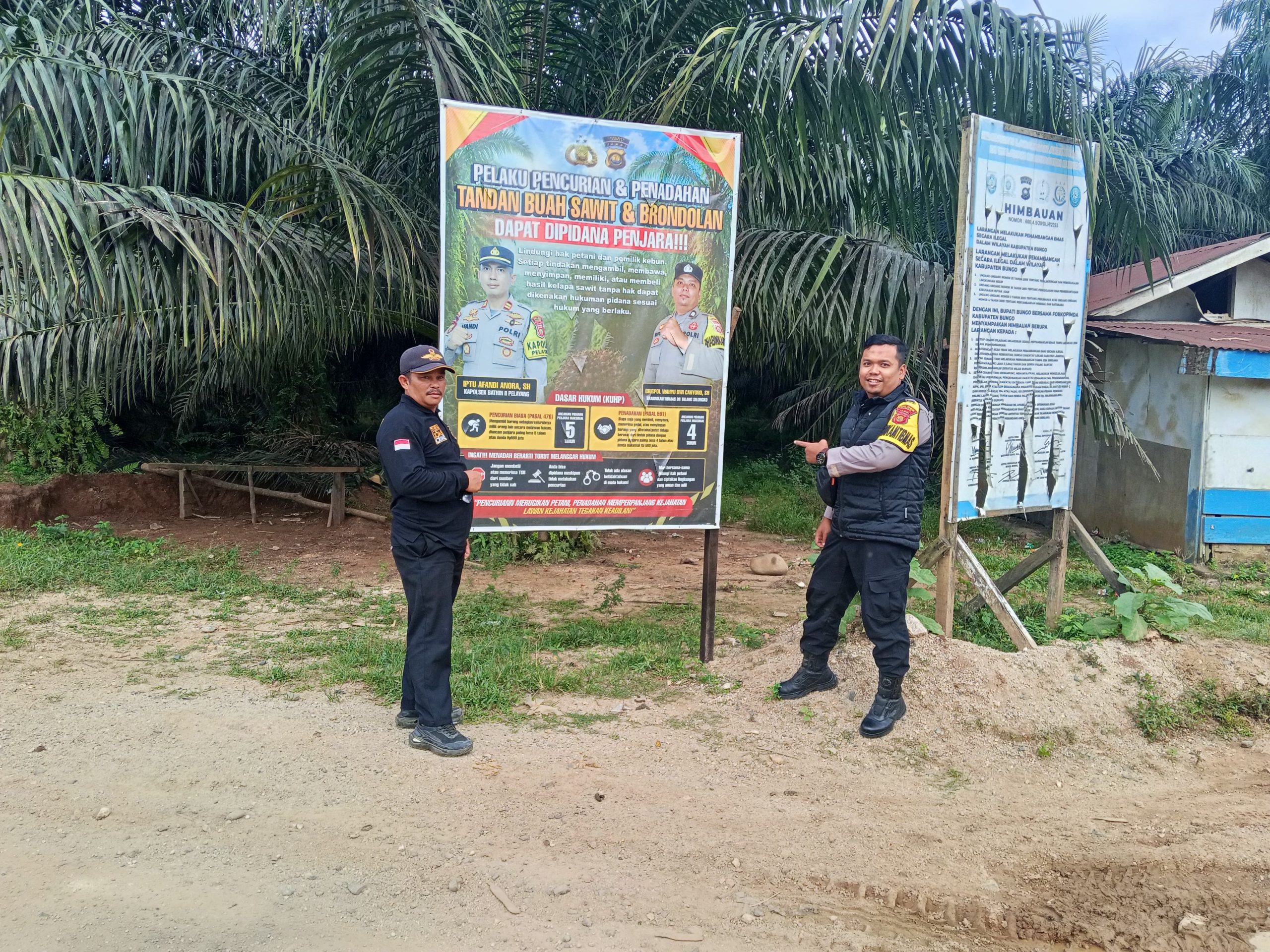 Kapolsek dan Datuk Rio Bergerak, Pelaku Pencurian Sawit Diperingatkan: Siap-Siap Masuk Penjara!