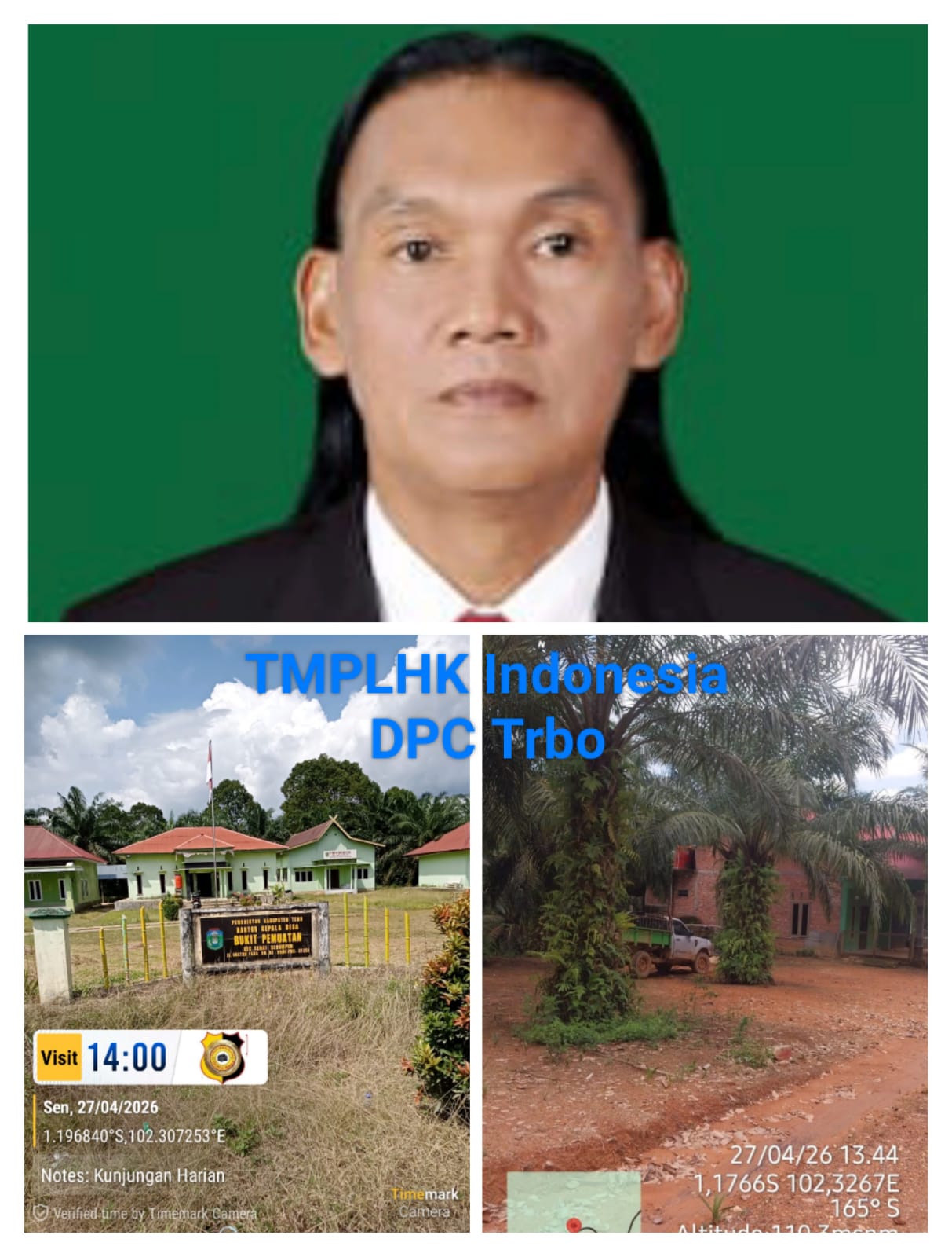 Helmy Jimi Ketua TMPLHK Indonesia DPC Tebo Ikut Desak Pencopotan Tidak Hormat Kades Suferi, Warga Bukit Pemuatan Minta Tim OPD Tebo Usut Tuntas Rentetan Dugaan Pelanggaran