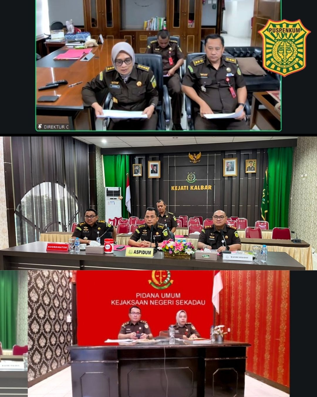 PONTIANAK KALBAR DIR C ATAS NAMA JAM PIDUM SETUJUI PERMOHONAN  PLEA BARGAIN (PENGAKUAN BERSALAH) YANG DIAJUKAN KEJARI SEKADAU