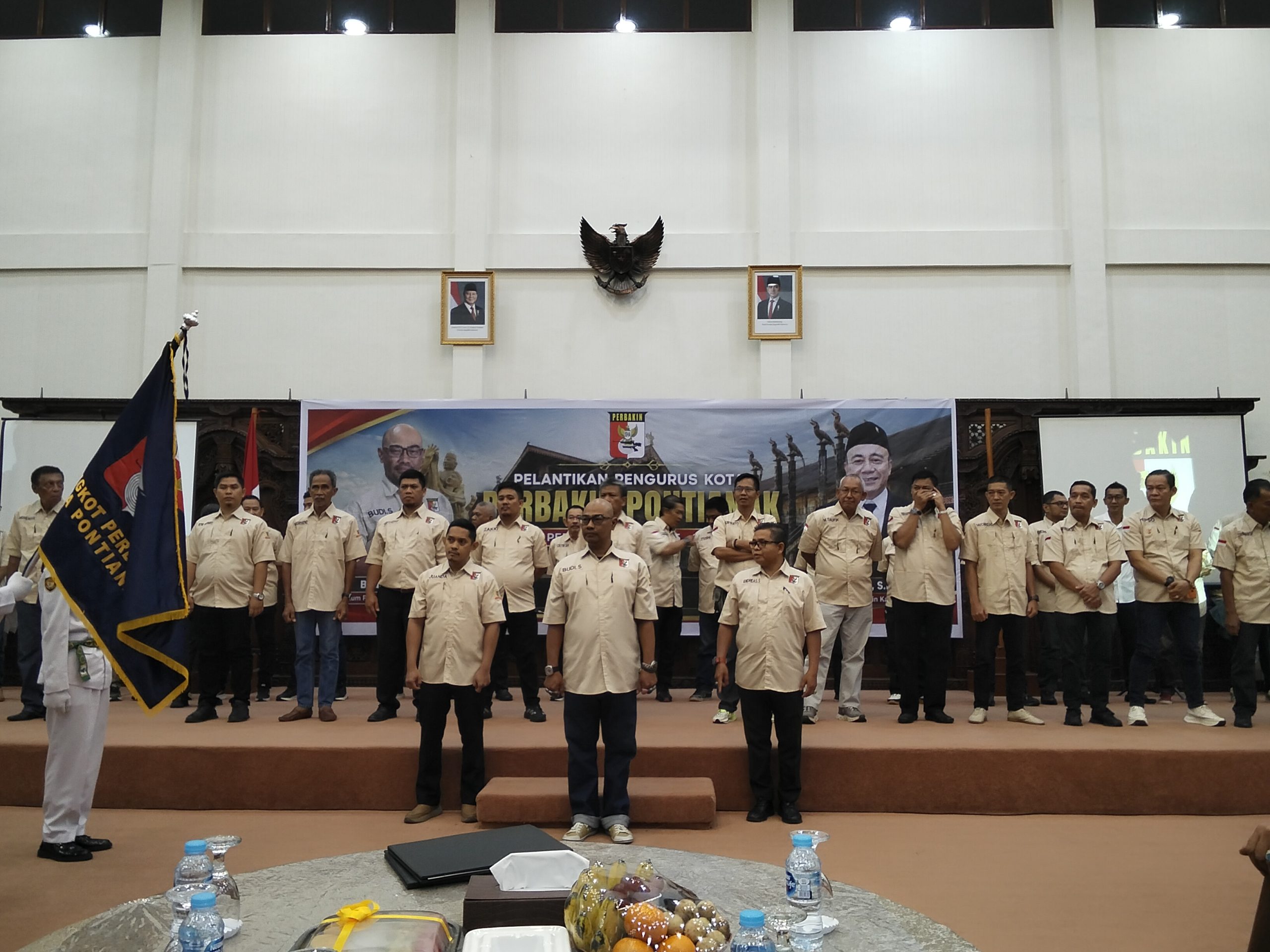 PONTIANAK kalbar  pelantikan budi .s sebagai ketua Perbakin kota Pontianak 