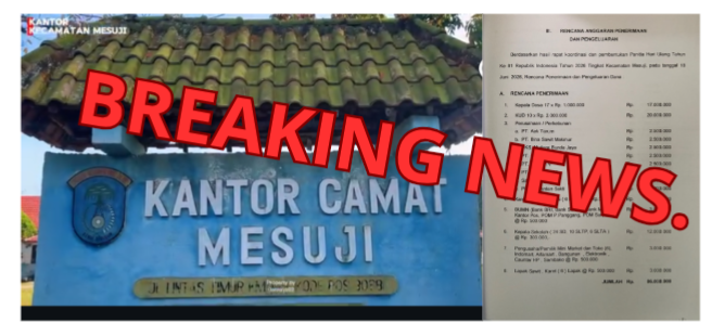 Dugaan Pungutan Liar di Kecamatan Mesuji, OKI. Jadi Sorotan Publik.