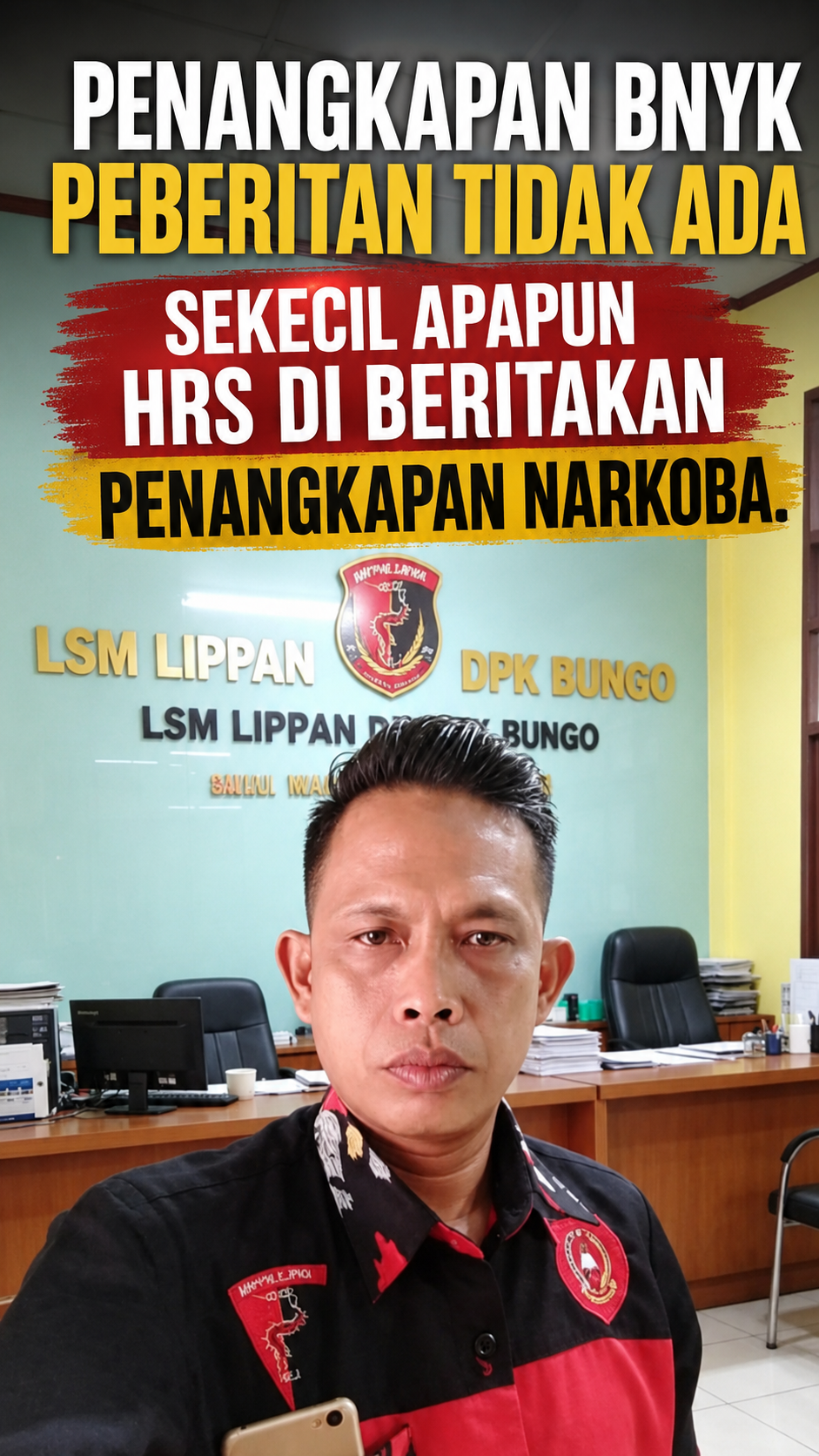 Ketua LSM LIPPAN DPK Bungo Soroti Keseriusan Polres Bungo dalam Pemberantasan Narkoba