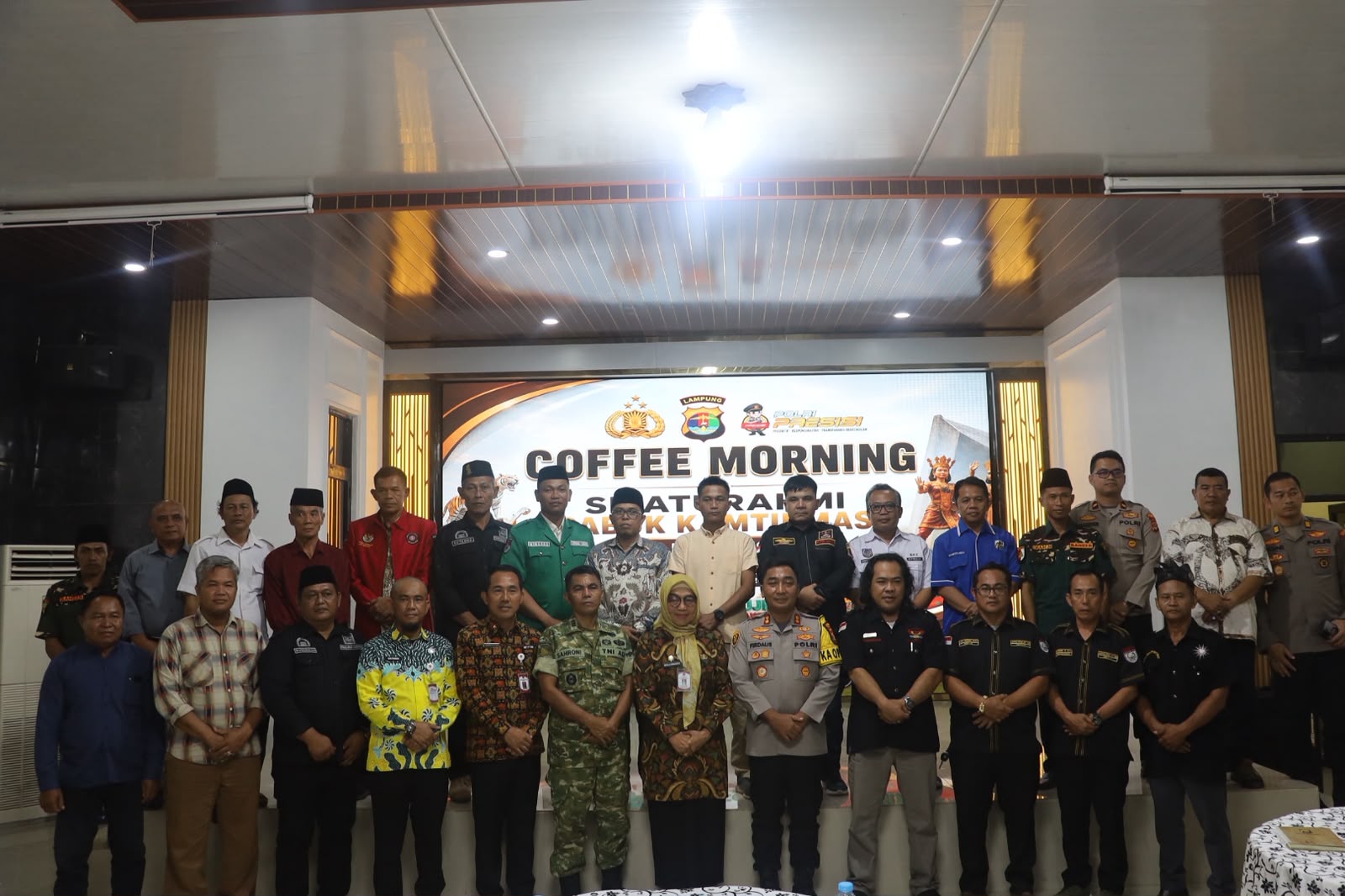 kegiatan Coffe Morning silaturahmi Sabuk Kamtibmas Polres Mesuji Tahun 2026