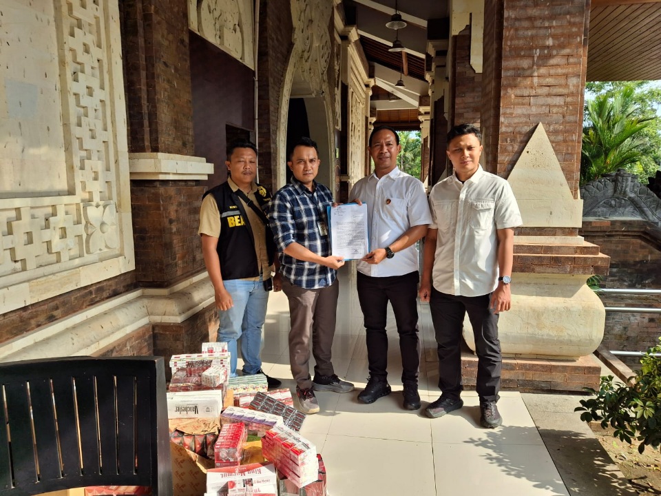Polres Jembrana Limpahkan Perkara Rokok Tanpa Pita Cukai ke Bea Cukai, Wujud Komitmen Penegakan Hukum