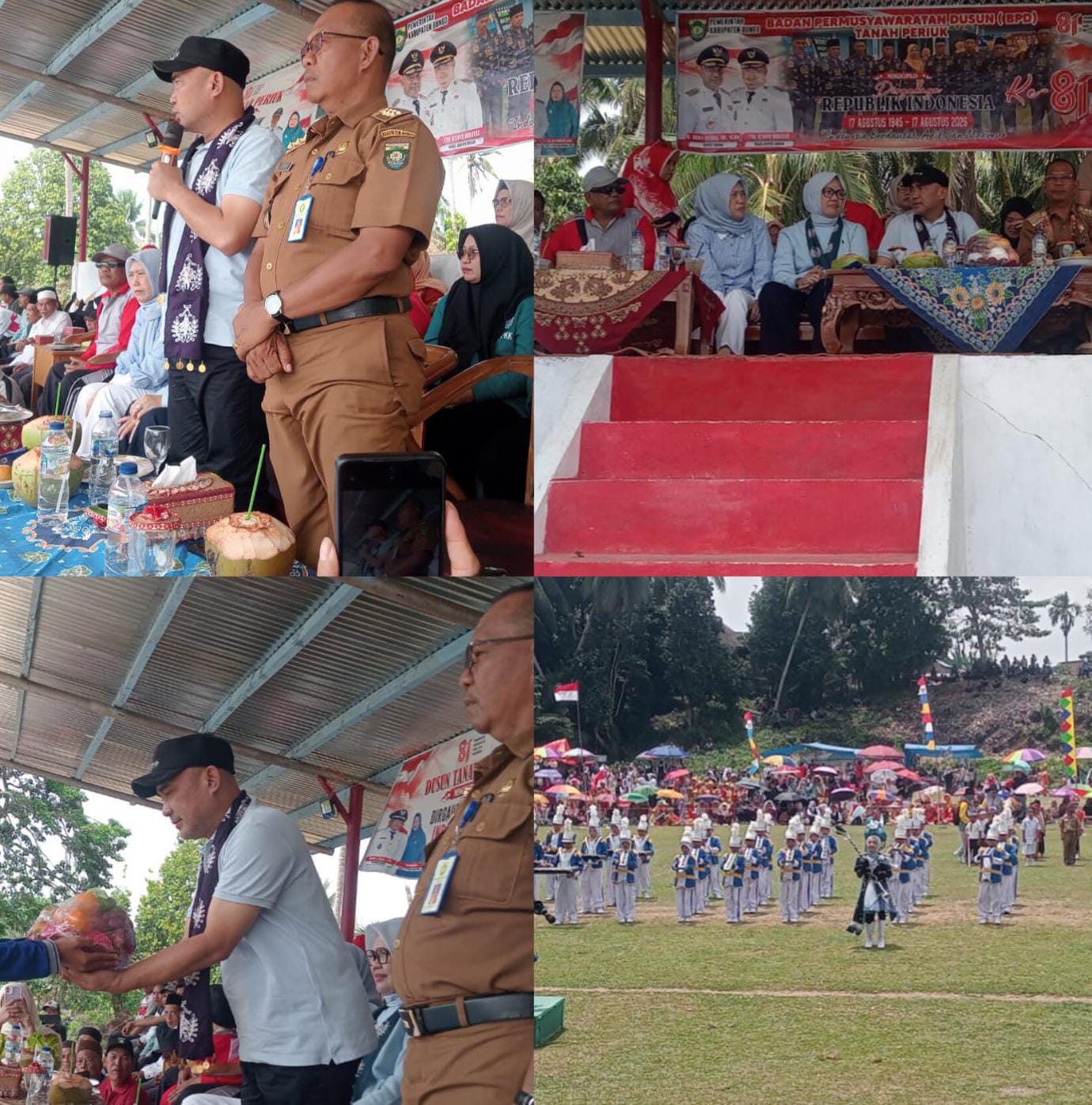 Dusun Tanah Priuk Meriahkan HUT ke-81 dengan Pawai Pembangunan