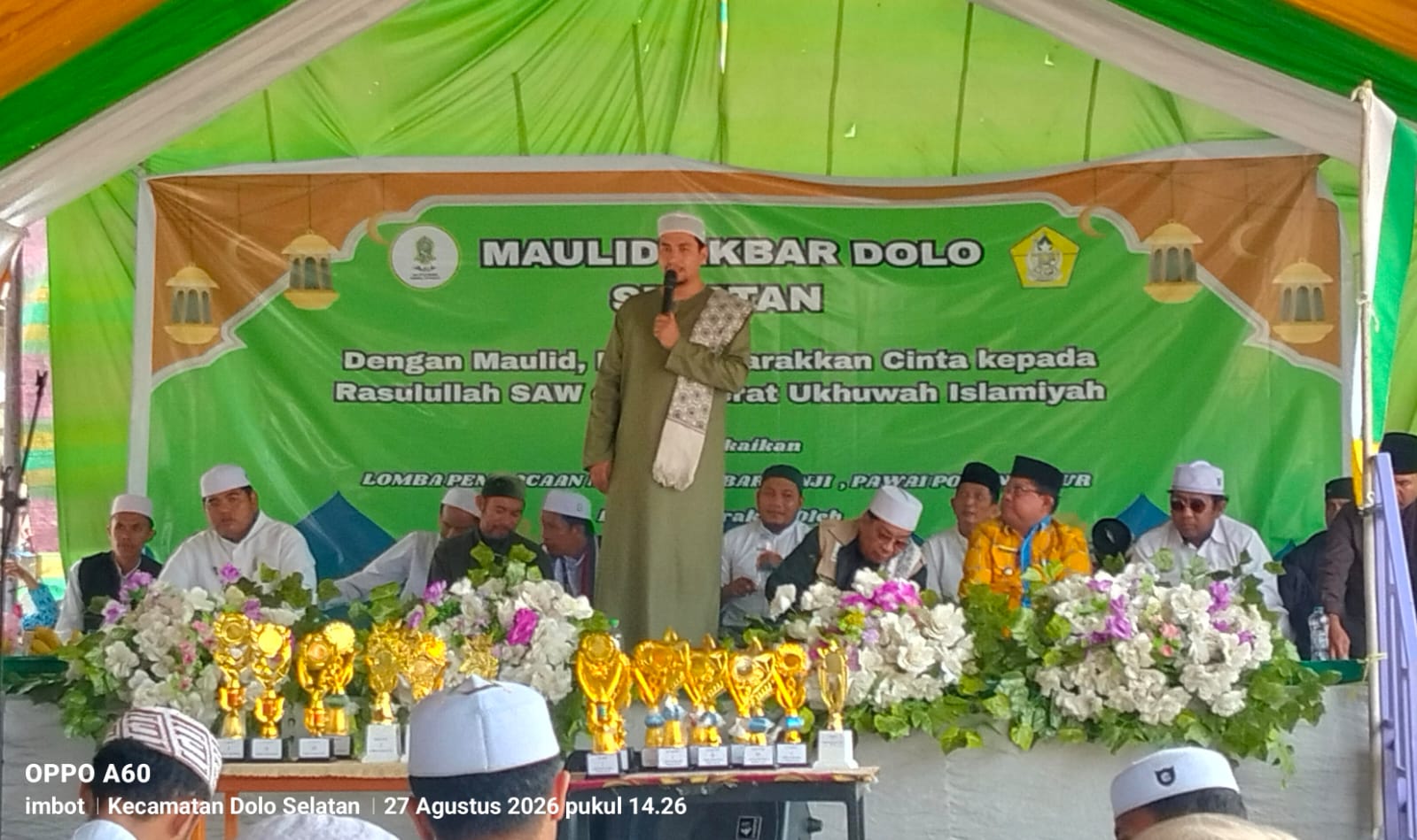 PERINGATAN MAULID NABI MUHAMMAD SAW MAJELIS DZIKIR NUURUL KHAIRAAT & WANITA ISLAM AL-KHAIRAT DOLO SELATAN