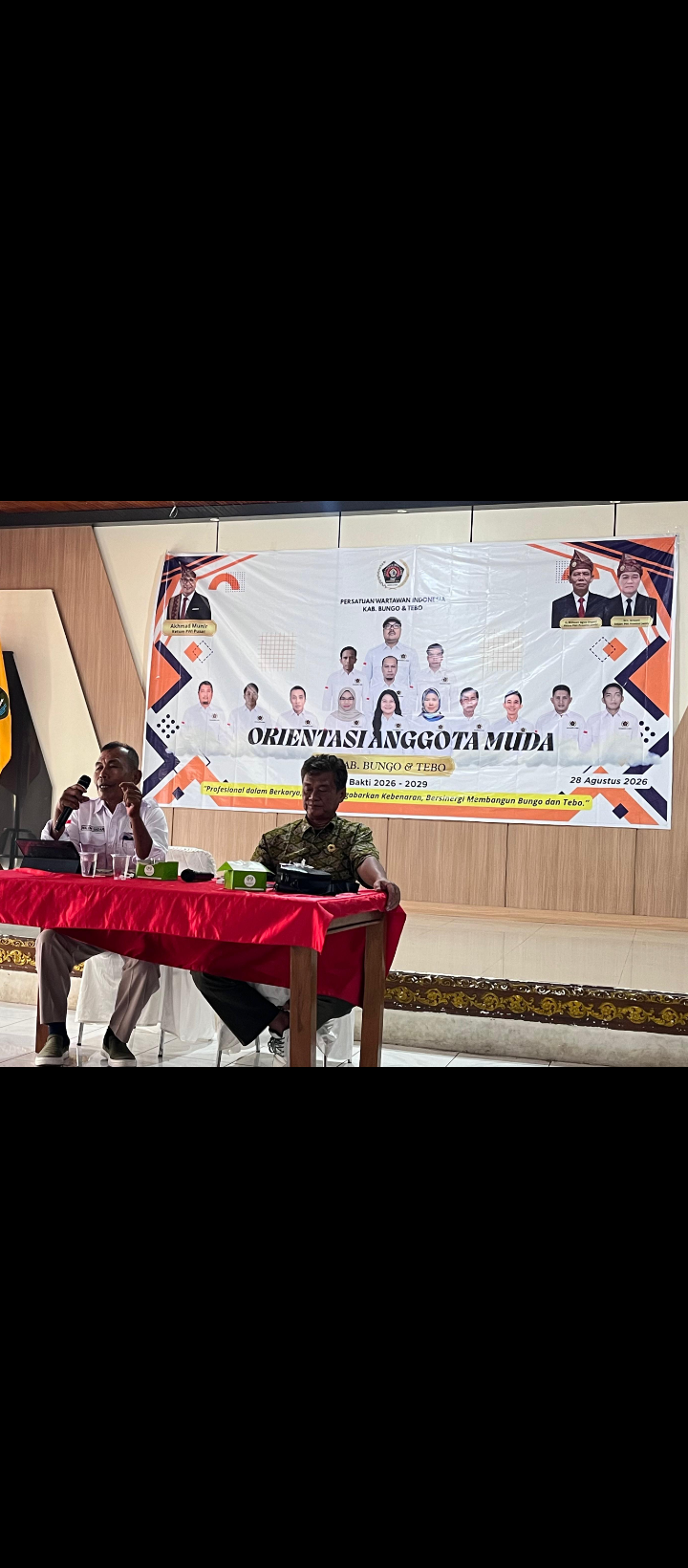 PWI PROVINSI JAMBI GELAR ORIENTASI DI BUNGO BEKALI CALON PENGURUS UU PERS, KEJ, AD/RT