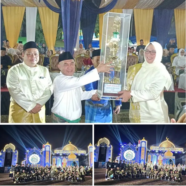 Kecamatan Bathin ll babeko Berhasil Meraih Prestasi Membanggakan Juara Umum. Musabaqoh Tilawatil Quran MTQ Tingkat Kabupaten Bungo