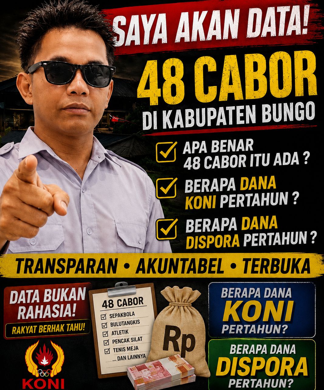 OLAHRAGA BUNGO BUTUH KETERBUKAAN DAN DUKUNGAN NYATA