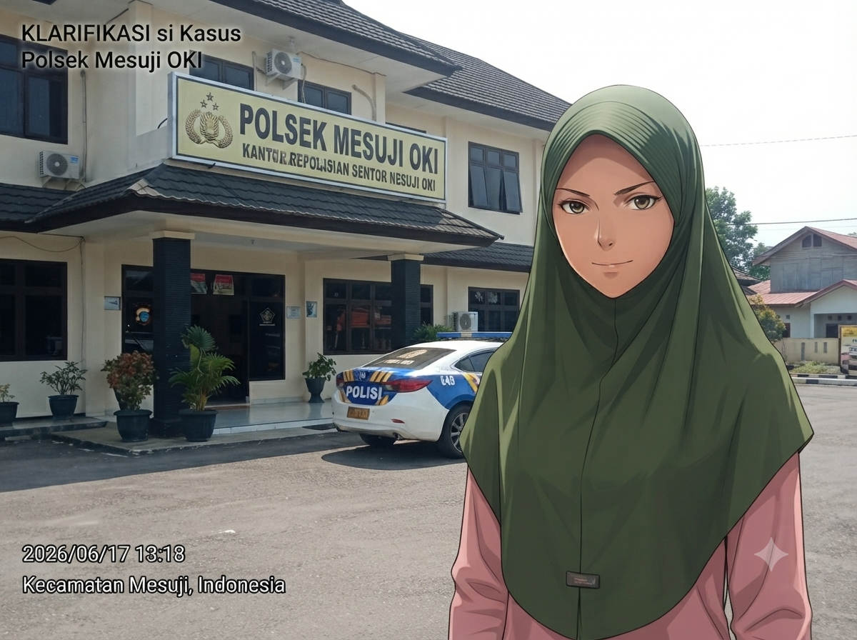 Klarifikasi Berita Viral Terkait Dugaan Penyidik Meminta 10 Juta. Polsek Mesuji Oki.