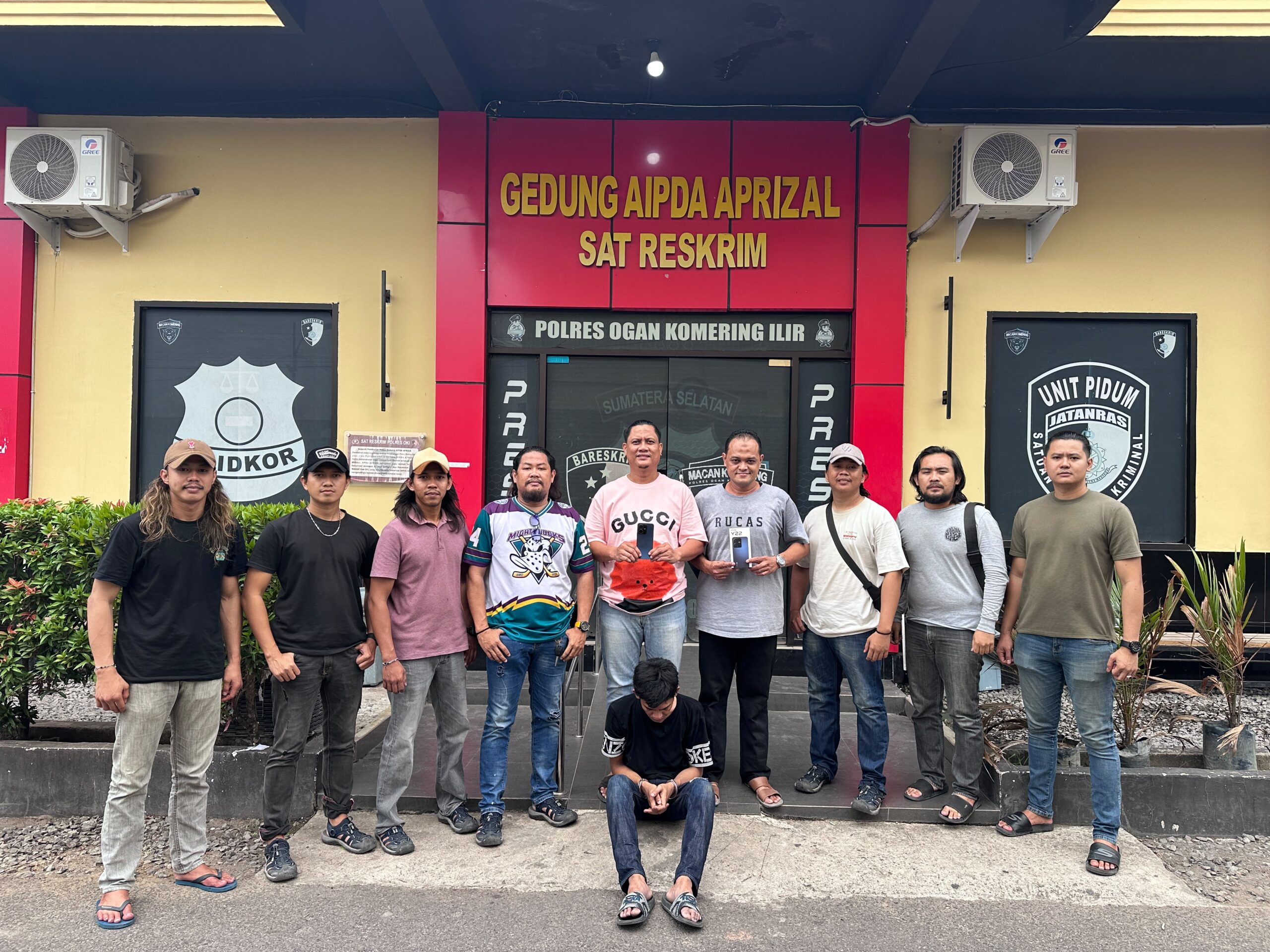 Operasi Sikat Musi I, Polres OKI Tangkap Dua Penadah Curas