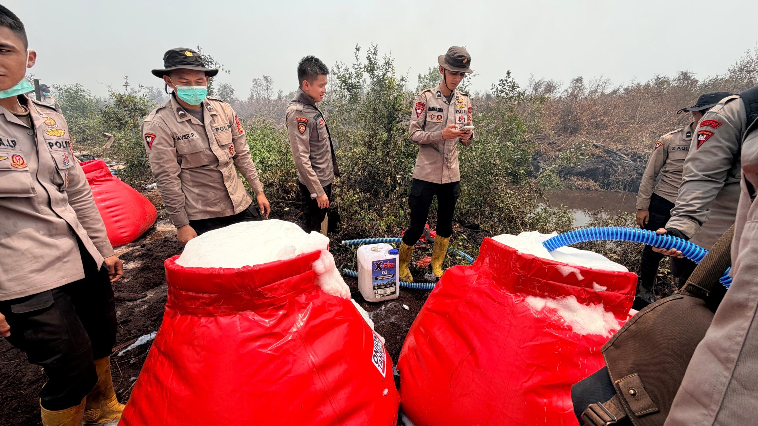 Drone X-Fire dikerahkan menyasar karhutla di lahan Gambut OKI