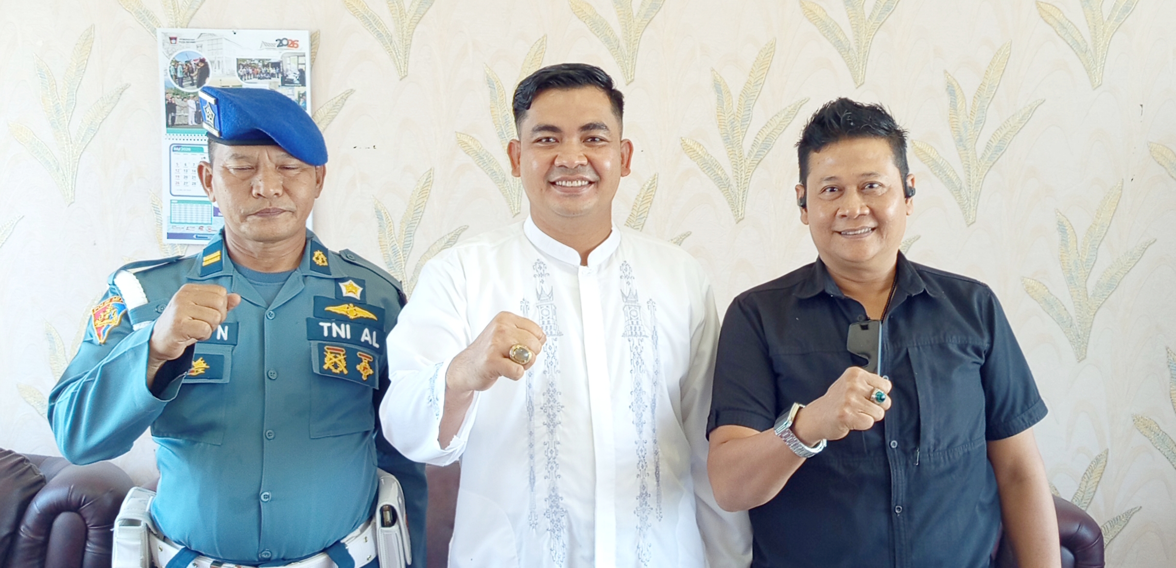 Jalin Sinergitas, Kasat Provost Kodaeral II Padang Kunjungi Camat Kuranji Bersama Awak Media.