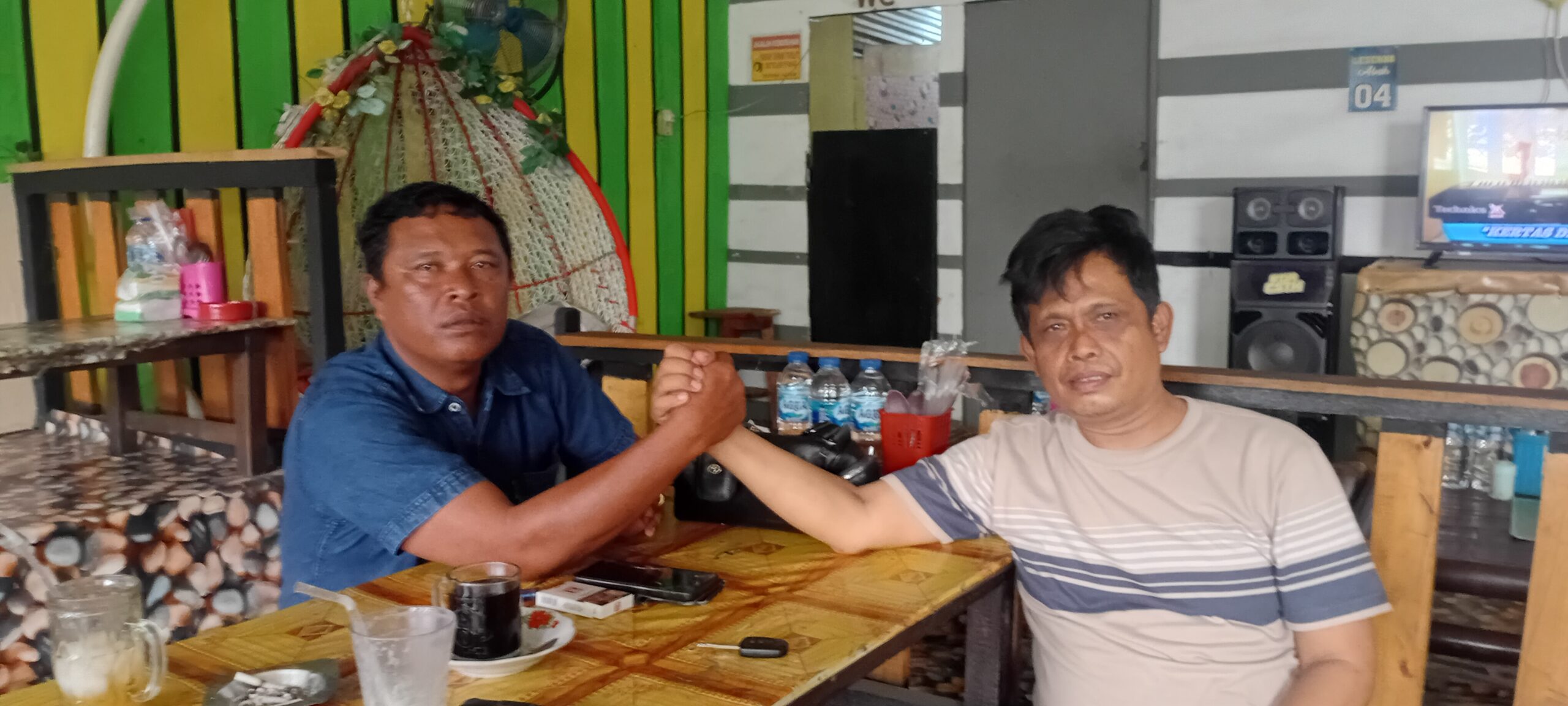 DAMAI DAN BERSILATURAHMI: PERSETERUAN ERWIN SINAGA DAN ABUNYANI RESMI BERAKHIR, SEMUA TERJADI KARENA KESALAHPAHAMAN