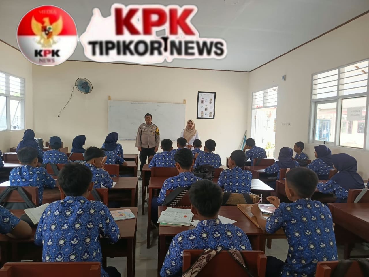 BHABINKAMTIBMAS DESA MANAKKU EDUKASI PELAJAR SMP NEGERI 4 SATAP LABAKKANG