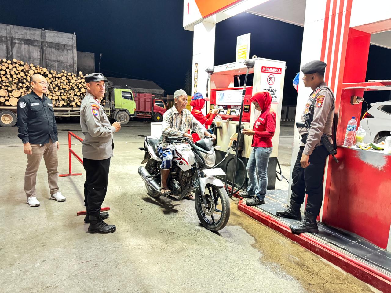 Jaga Kamtibmas Tetap Kondusif, Personel Polres Mesuji Gelar Apel, Patroli, dan KRYD di Objek Vital