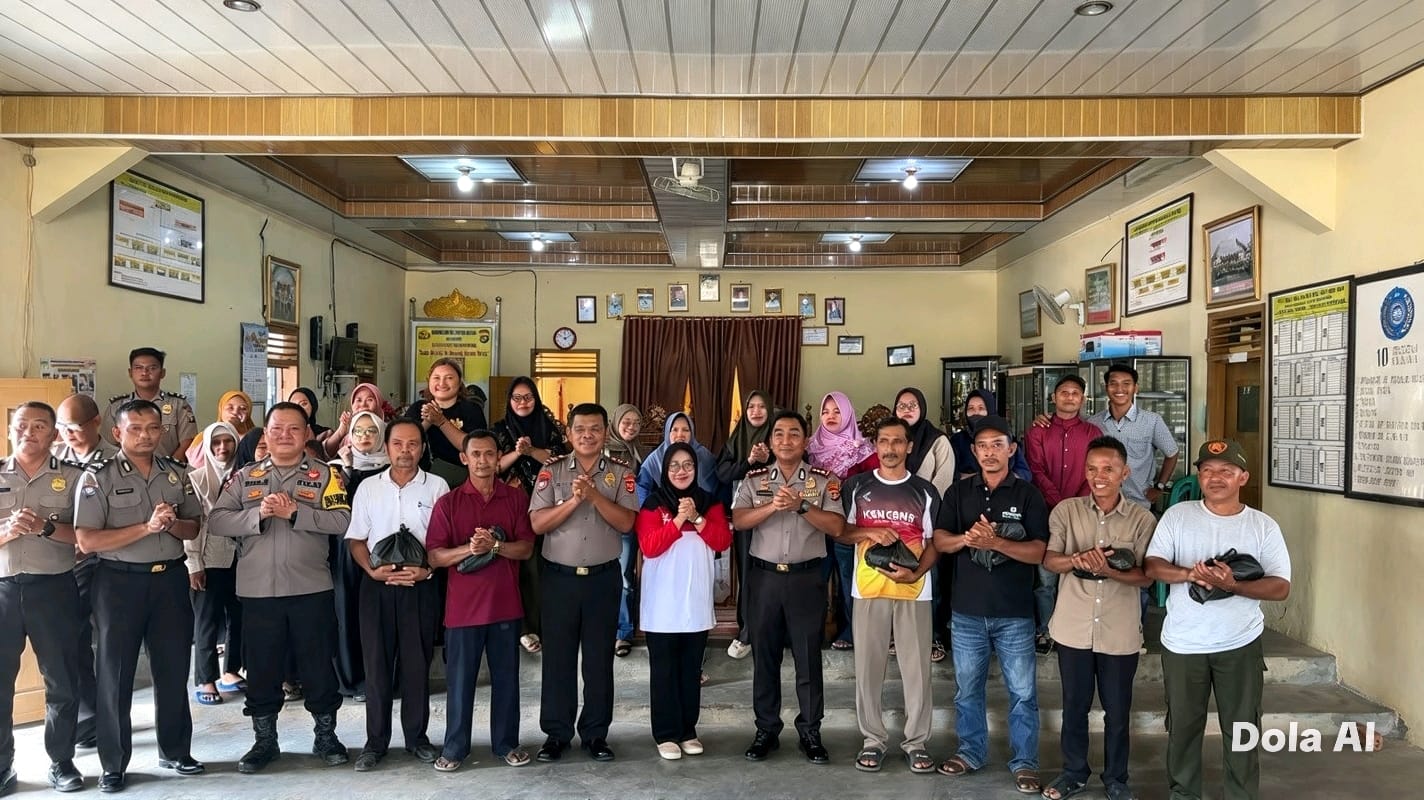 Kapolres Mesuji Gelar Tatap Muka Bersama Warga Desa Wira Bangun, Ajak Jaga Kamtibmas dan Perangi Narkoba, Judi, serta Karhutla