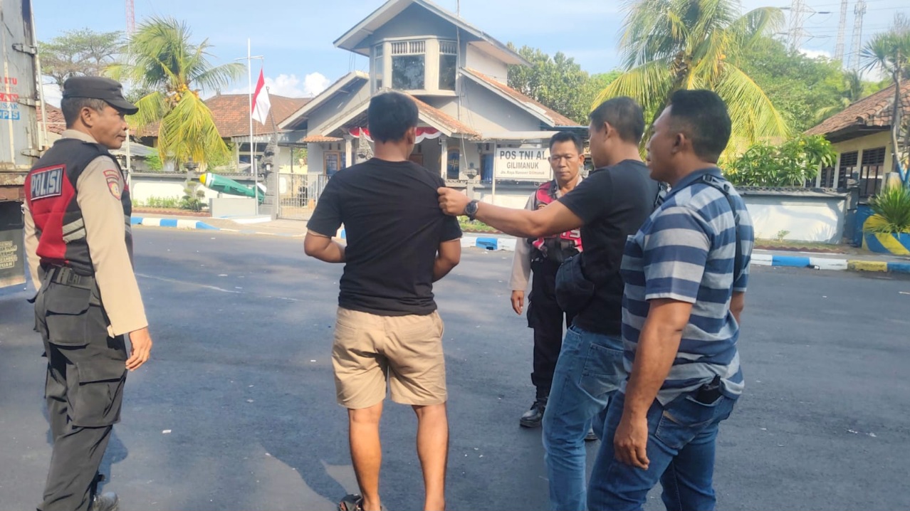 Respons Cepat Polsek Gilimanuk, Terduga Pelaku Curanmor di Tabanan Diamankan di Pintu Keluar Bali